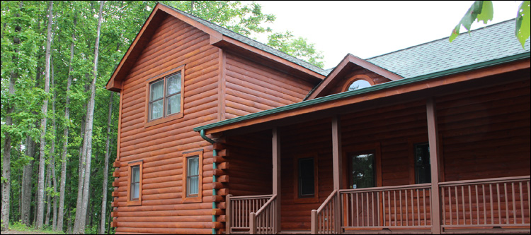 Log Home Staining in Martin County,  North Carolina